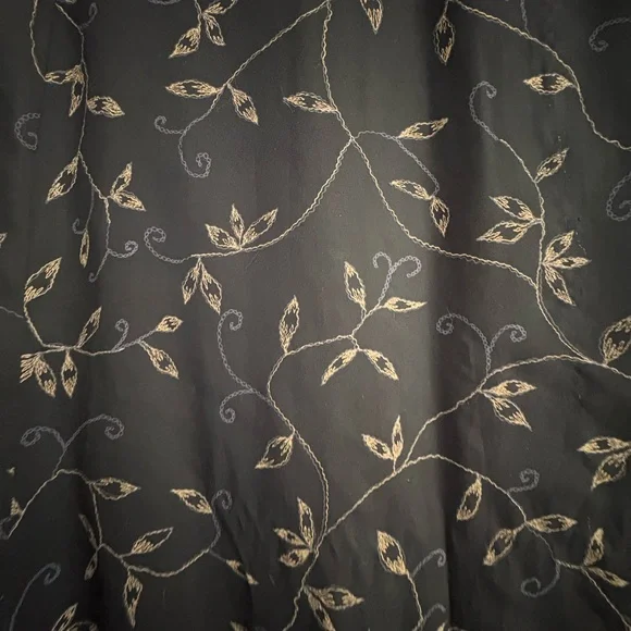 Whimsygoth midi black 90s skirt - Picture 3 of 7